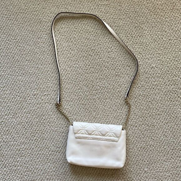 Kate Spade Aster Court Naomi Crossbody Bag Purse Quilted White Red Lining VEUC - Picture 7 of 15